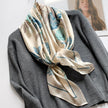 Small Silk Scarf Female Big Square Scarf Middle-aged Mother Mother-in-law Scarf