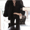 Plus Size Women's Fur Women's Coat Short Imitated Fox Fur Winter Warm Fox Fur