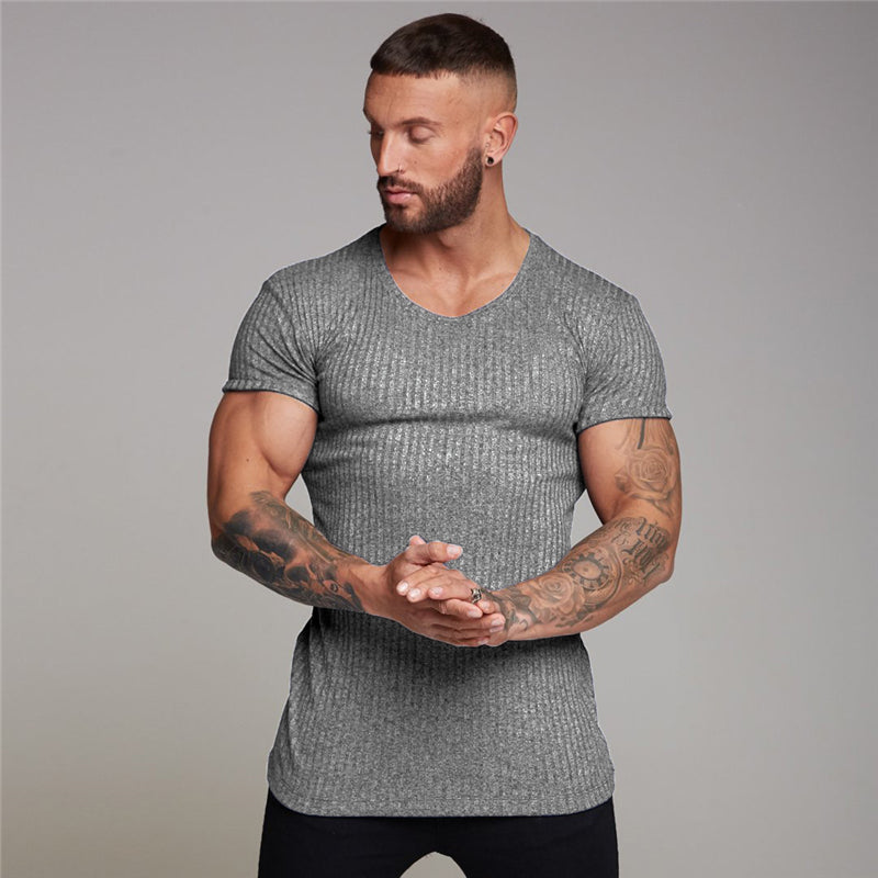 Sports fitness short sleeve T-shirt