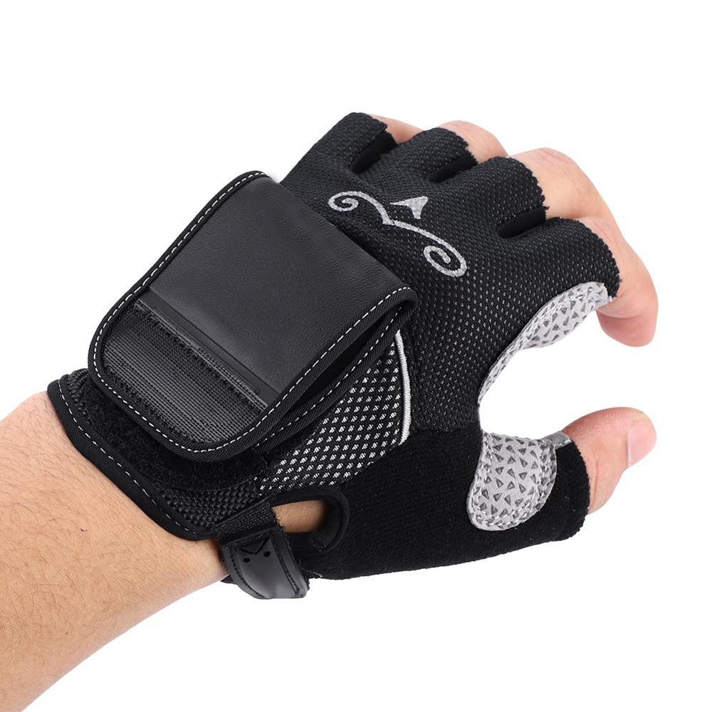 Bicycle rearview mirror gloves reflector Half Finger Gloves with reflector