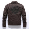 Men Fashion Pu Leather Jackets Coats