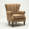 American Style Retro Simple Fabric Single Sofa Chair