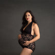 New Style Sexy Lingerie Sexy hanging neck lace backless maternity dress