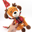 Christmas deer pet plush sounding toy