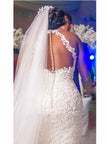 Wedding Dresses Sheer Neck Mermaid Bridal Dresses Sexy Cheap Wedding Gowns