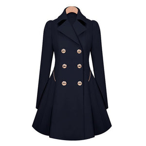 Slim slim coat trench coat alpcamers