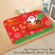 Christmas carpet flannel mat