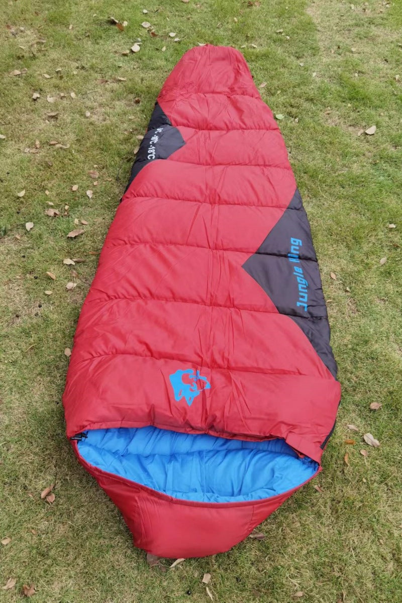 Outdoor Sleeping Bag Mummy Autumn And Winter Camping