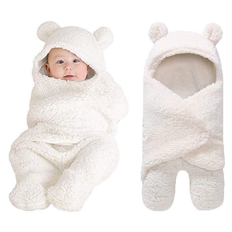 Baby Sleeping Bag Short Plush Padded Animal