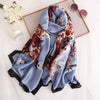 Elegant And Atmospheric Scarf For Women, Fashion Imitation Silk Air Conditioning Shawl