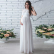 Maternity Gown Chiffon Maxi Dress Baby Shower Clothes