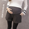 Pregnant women shorts, tide mom, woolen stomach lift pants