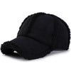 Fashion Hats Women Peaked Cap Solid Color Broken Edge Design Baseball Cap Sport