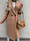 Women's Suit Collar Woolen Coat Coat