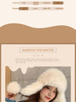 Warm And Thick Plush Cold Resistant Ski Hat