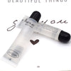 Clear tube colorless moisturizing lip oil