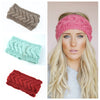 Twist Knitted Wool Headband With Ear Protection Headgear