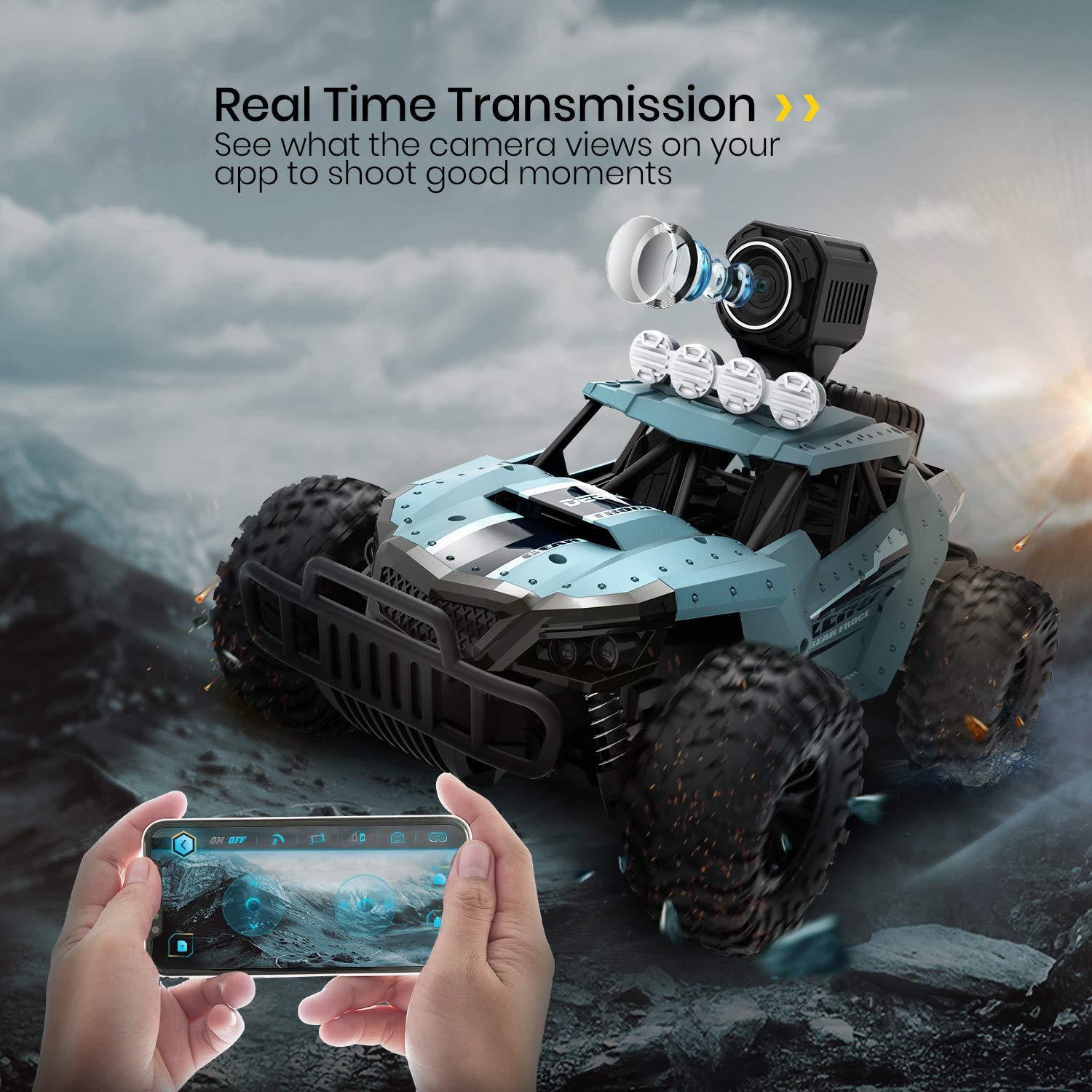 Remote Control Off-Road Trucks 2.4G Wifi 720P HD FPV Camera