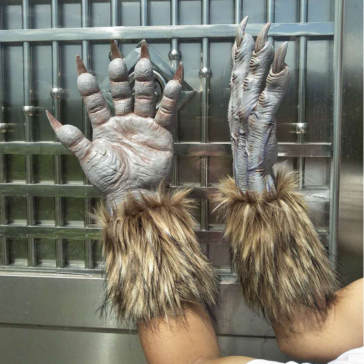 Latex Werewolf Gloves