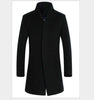 men's long section Slim coat wool coat coat windbreaker jacket