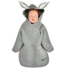 Knitted rabbit sleeping bag