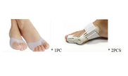 Silicone Gel Toe Separator Feet Care Tools Splint Straightener Corrector Hallux Valgus Massager