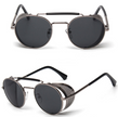 Light brown fashion steampunk sunglasses