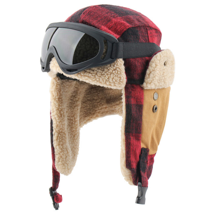 Lei Feng hat windproof outdoor ski hat thickened ear protection flying hat