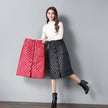 Down cotton skirt