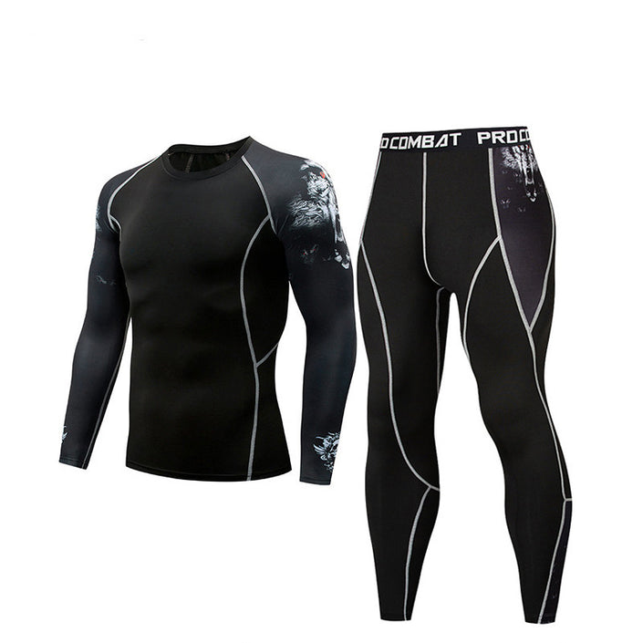 Sports tights men's suit