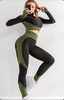 Seamless Workout Yoga Sets women leggings 2pcs