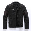 Men Fashion Pu Leather Jackets Coats