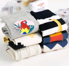 British wind socks personality couple socks men and women cotton stockings