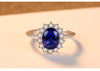 Royal blue ring