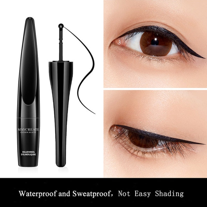 All new eyeliner wear-resistant casters waterproof and sweat-proof black liquid eyeliner pencil make-up tools