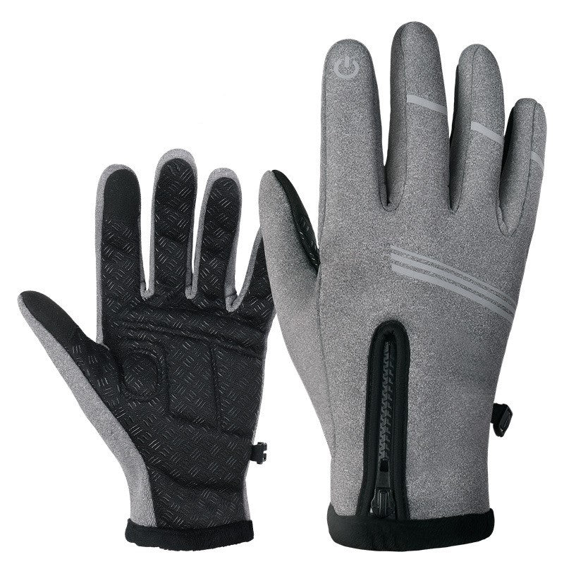 Touch screen full finger gloves