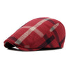 British Style Classic Retro Plaid Cap Men