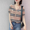 Ice Silk Sweater Women Short Sleeves