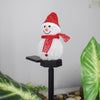 Outdoor LED Solar Snowman Light Landscape Lamp Decorations Lawn Lamp Christmas Series Cartoon Snowman Ground Lamp Garden Lamp