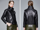 Korean Style Leather Jacket Women PU Coat Leather