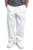 Casual multi-pocket loose straight-leg overalls