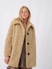 New Wool Camel Loose and Thin Wild Mid-Length Woolen Coat