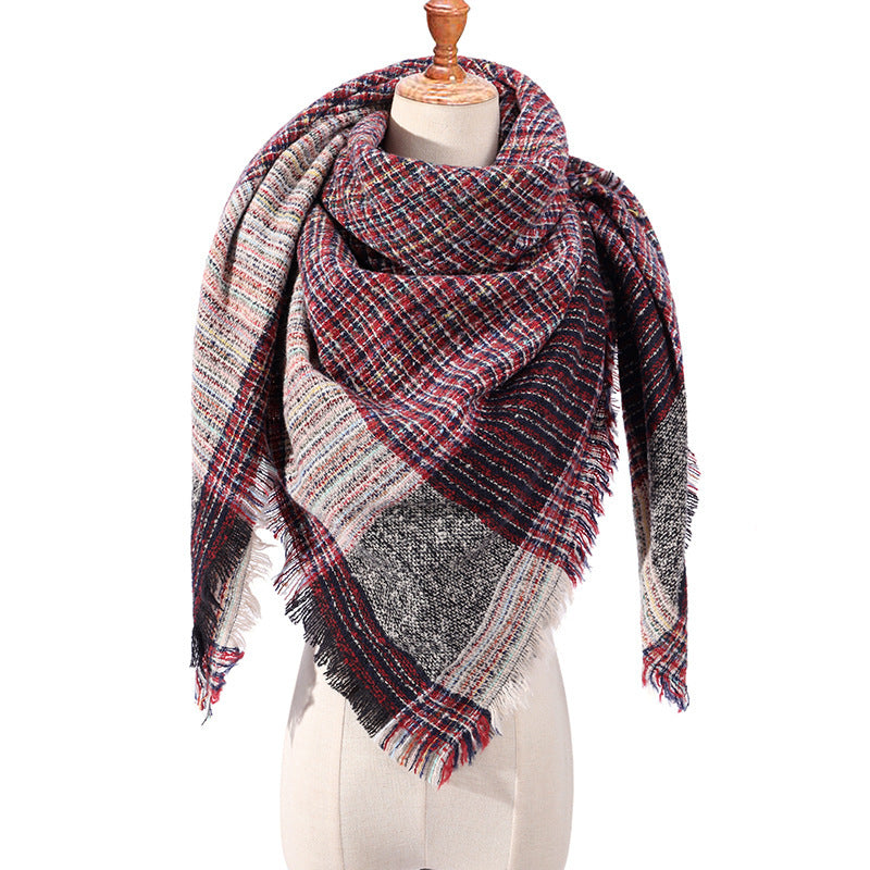 Cashmere triangle scarf