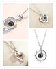 I Love You Necklace With Zircon In 100 Languages