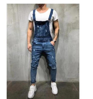 Baggy Jeans Suspenders For Men With Holes