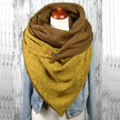 Casual Solid Color Thick Warmth Shawl Scarf Trend Ladies Scarf