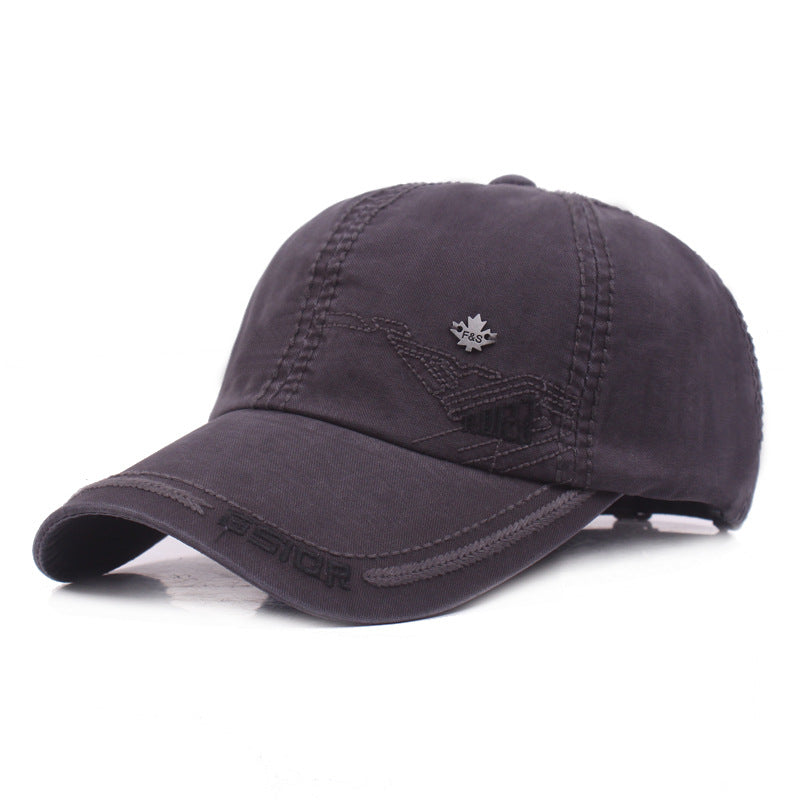 Peaked Cap Men's Cotton Baseball Cap