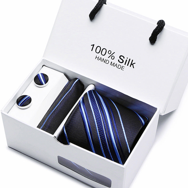 Fashion Business Formal Wear Men's Tie Gift Box Set of 5