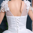 Large Trailing Lace Lace Tie Wedding Dress Slim And Slim