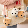 Cute Milk Tea Cup Hanging Buckle Plush Toy Doll Pendant Keychain